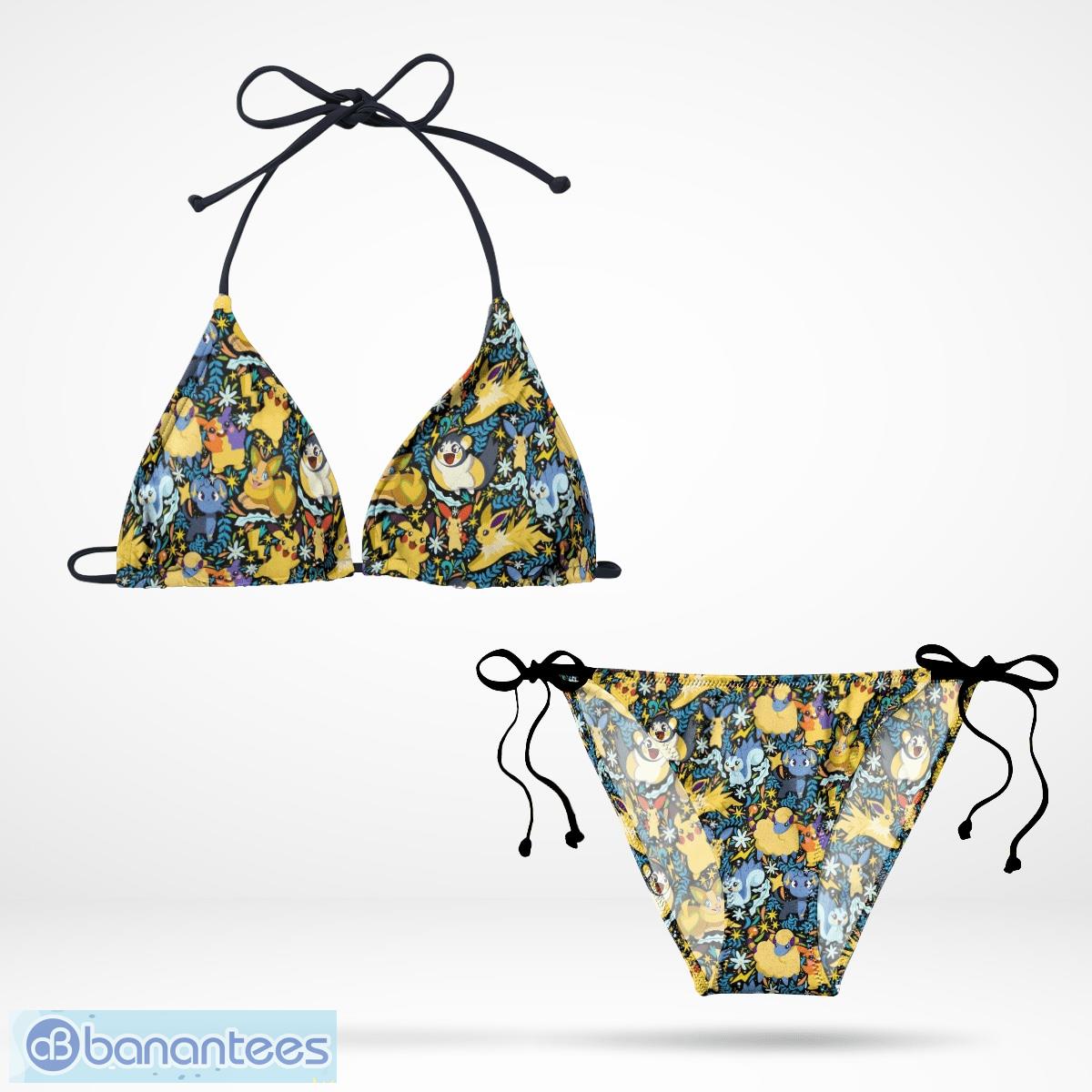 Tropical Electricity Pokemon String Bikini Swimwear Gift Fans Banantees