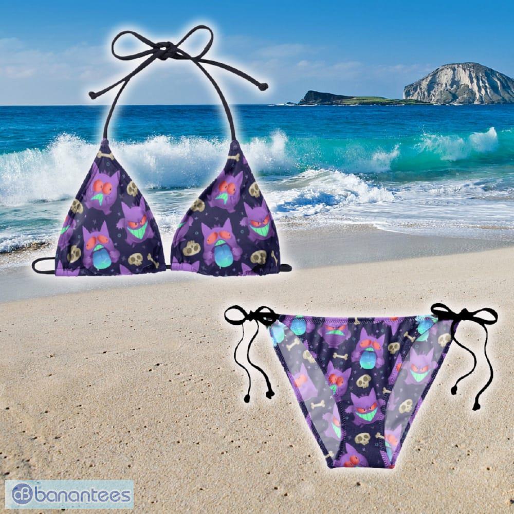 Pokemon Gengar Cute String Bikini Gift Women Beach Summer Banantees