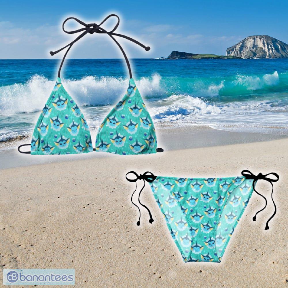 Vaporeon Pokemon String Bikini Gift Women Beach Summer Banantees