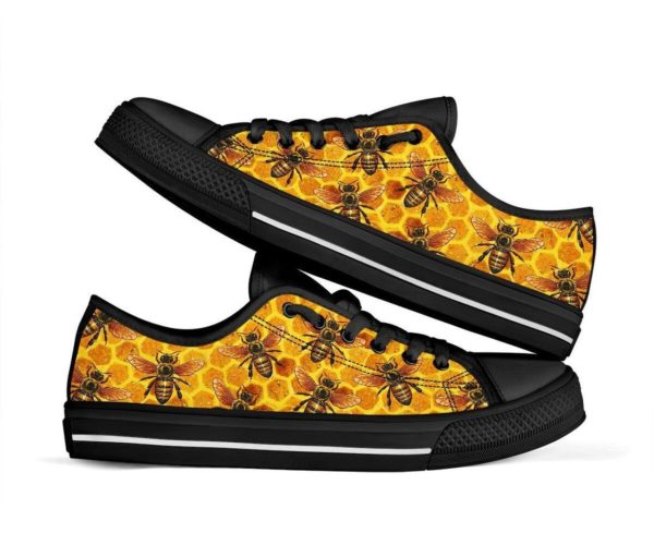 Bee Low Top Shoes Men's Shoes Black US6