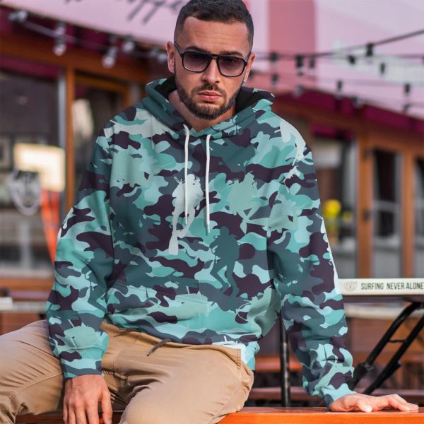 Camo Scuba Diving 3D All Over Print Shirt product photo 8
