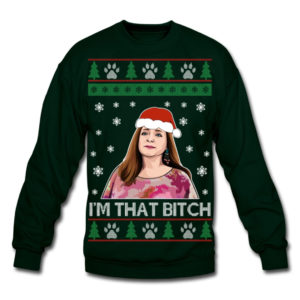Carole Baskin I'm That Bitch Joe Exotic Couple Sweatshirt Sweatshirt Forest Green S