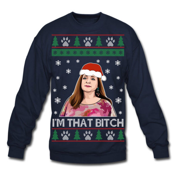 Carole Baskin I'm That Bitch Joe Exotic Couple Sweatshirt Sweatshirt Navy S