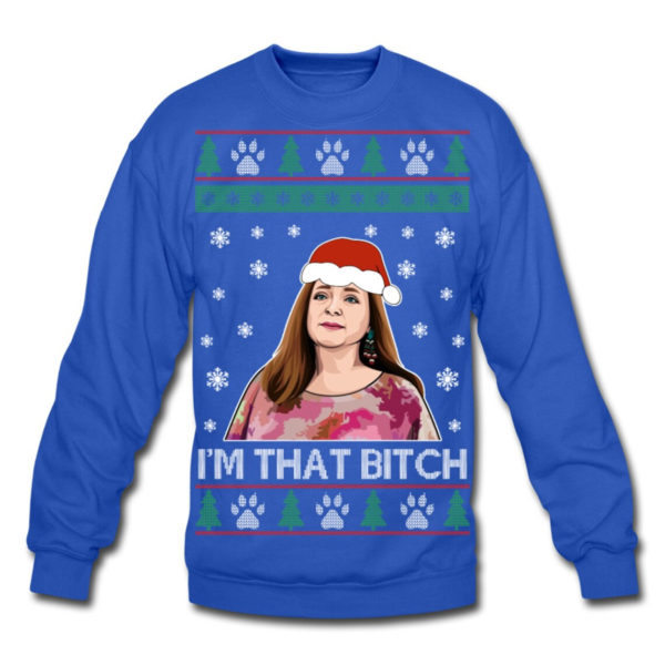Carole Baskin I'm That Bitch Joe Exotic Couple Sweatshirt Sweatshirt Royal S