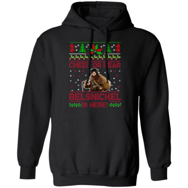 Cheer Or Fear Belsnickel Is Here Christmas Sweatshirt Hoodie Black S