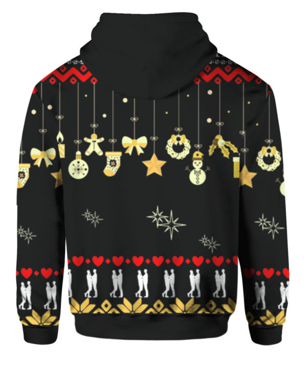 Christmas Tree Merry Queer Mas Happy Holi Gays Christmas 3D Hoodie product photo 1