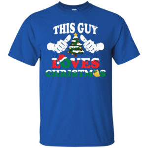 Christmas Tree This Guy Loves Christmas Shirt Unisex T-Shirt Royal S