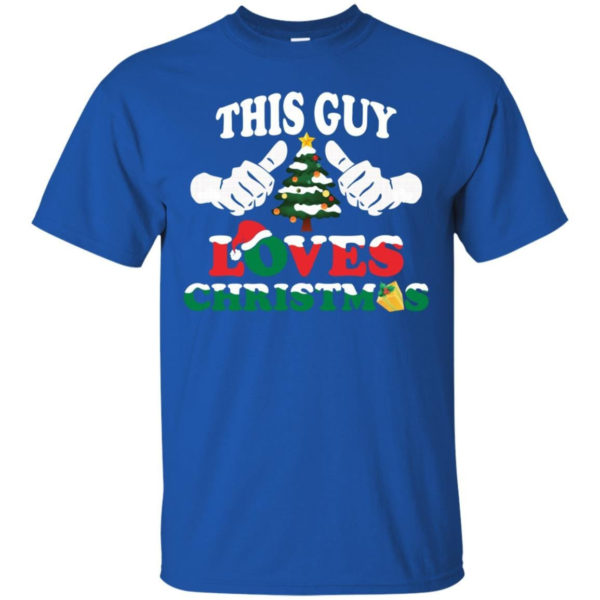 Christmas Tree This Guy Loves Christmas Shirt Unisex T-Shirt Royal S