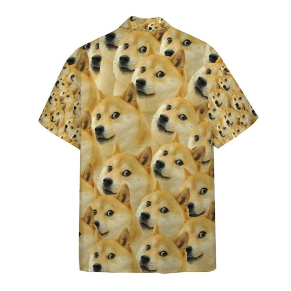 Doge Meme Hawaiian Shirt | 3D All Over Print Hawaiian Shirt product photo 1