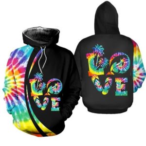 Dolphins Sun Color All Over Print 3D Leggings 3D Hoodie Black S