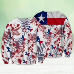 Don't Mess With Texas Texas Map All Over Print 3D shirt 3D Sweatshirt White S