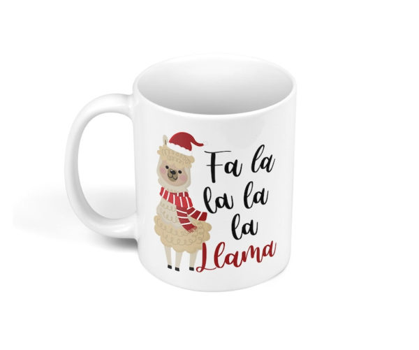Fa La La La La Llama | Christmas Mug Christmas Gift Coffee Mug Mug 11oz White One Size