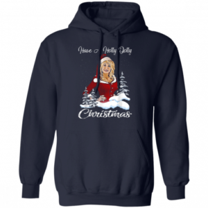Funny Christmas Have a Holly Dolly Christmas Christmas Shirt Hoodie Navy S