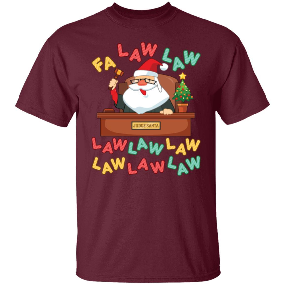 funny-lawyer-christmas-judge-santa-t-shirt-hoodie-unisex-t-shirt-maroon-s-1.jpeg Funny Lawyer Christmas Judge Santa T-Shirt Hoodie Unisex T-Shirt Maroon S