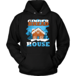 Gingerbread House Winter Christmas Hoodie Hoodie Black S