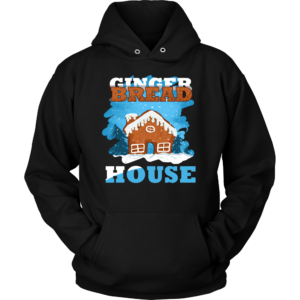 Gingerbread House Winter Christmas Hoodie Hoodie Black S