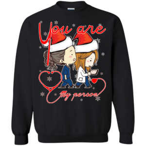 Grey's Anatomy You Are My Person Ugly Christmas Sweatshirt Sweatshirt Black S