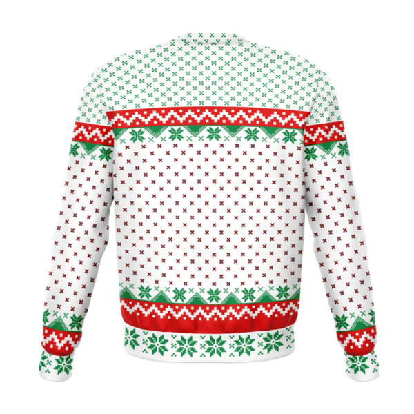 I'll Be Fit For Christmas Santa Sleigh Funny Christmas Sweater product photo 2