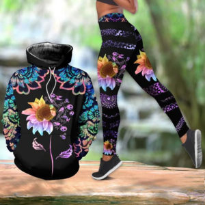 Jack Skellington Sunflower All Over Print 3D Leggings product photo 2
