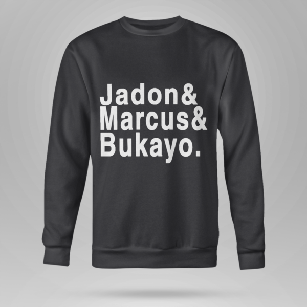 Jadon & Marcus & Bukayo Shirt Crewneck Sweatshirt Black S