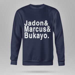 Jadon & Marcus & Bukayo Shirt Crewneck Sweatshirt Navy S