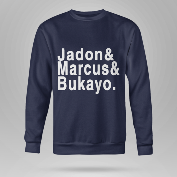 Jadon & Marcus & Bukayo Shirt Crewneck Sweatshirt Navy S