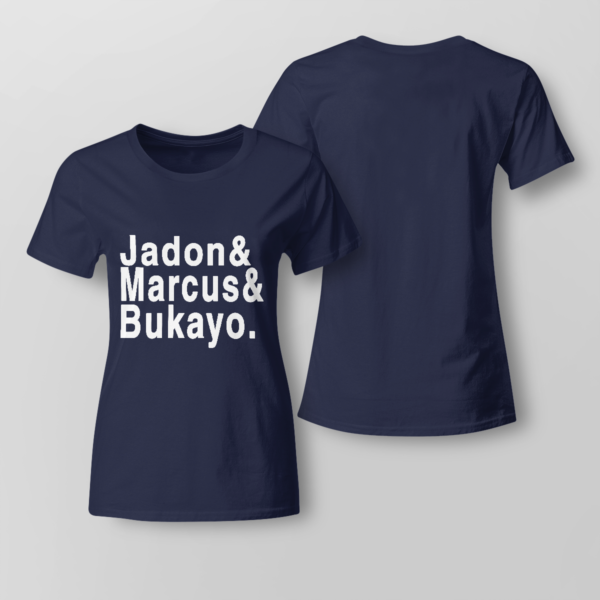 Jadon & Marcus & Bukayo Shirt Ladies T-shirt Navy XS