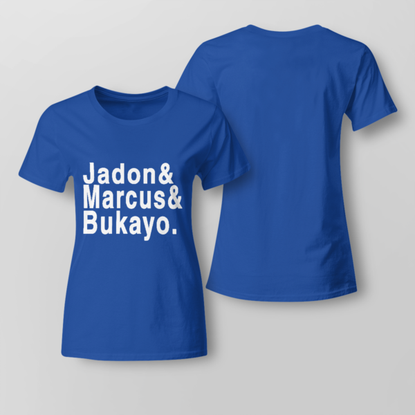 Jadon & Marcus & Bukayo Shirt Ladies T-shirt Royal Blue XS