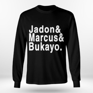 Jadon & Marcus & Bukayo Shirt Long Sleeve Tee Black S