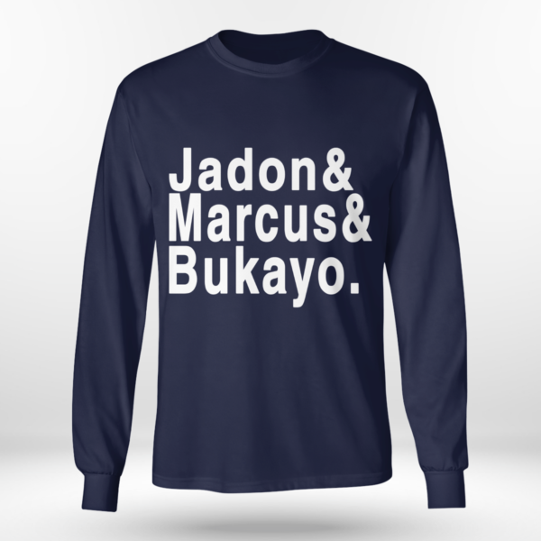 Jadon & Marcus & Bukayo Shirt Long Sleeve Tee Navy S