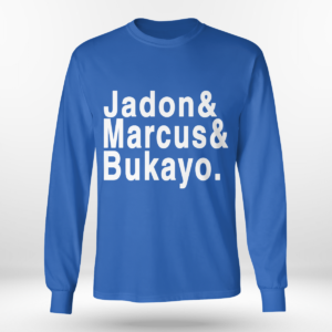 Jadon & Marcus & Bukayo Shirt Long Sleeve Tee Royal Blue S