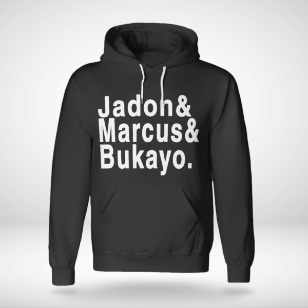 Jadon & Marcus & Bukayo Shirt Unisex Hoodie Black S
