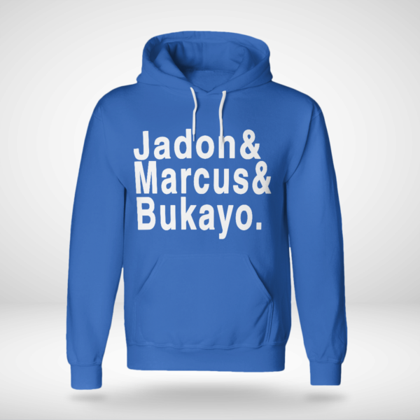Jadon & Marcus & Bukayo Shirt Unisex Hoodie Royal Blue S