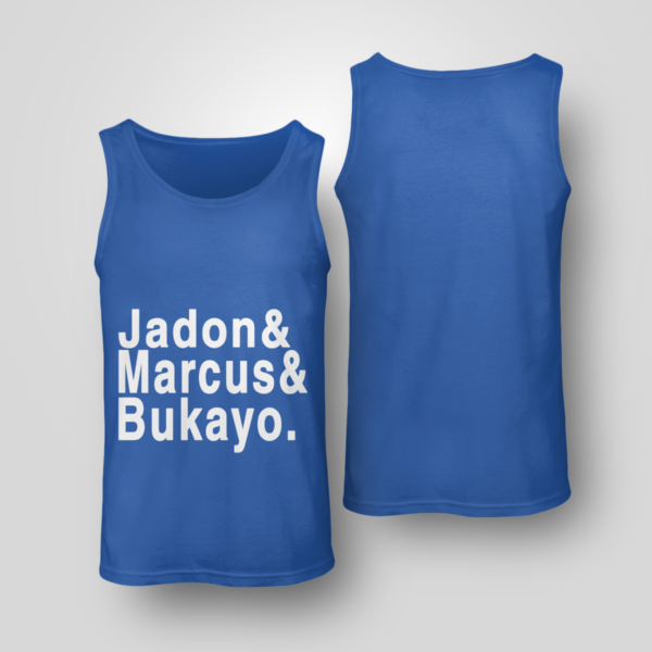 Jadon & Marcus & Bukayo Shirt Unisex Tank Royal Blue S
