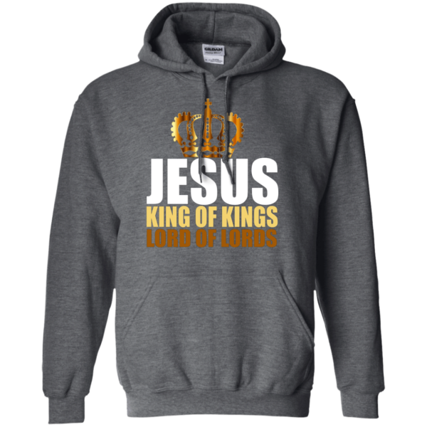 Jesus King of Kings Lord of Lords Christmas T-shirt Hoodie Hoodie Dark Heather S