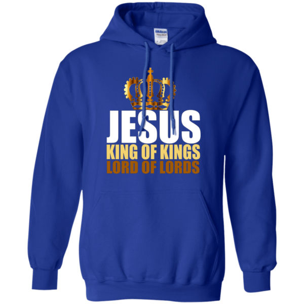 Jesus King of Kings Lord of Lords Christmas T-shirt Hoodie Hoodie Royal S