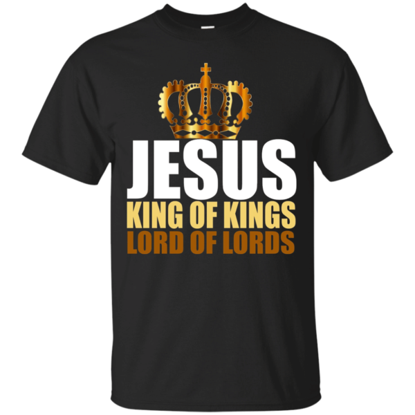Jesus King of Kings Lord of Lords Christmas T-shirt Hoodie Unisex T-Shirt Black S