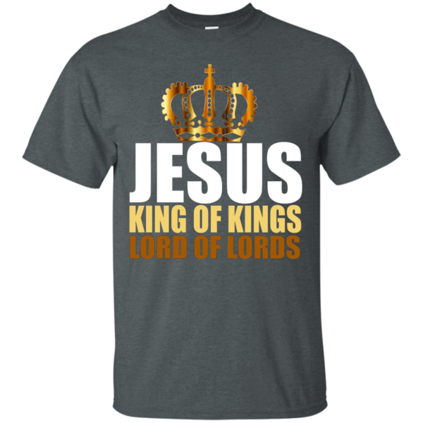 Jesus King of Kings Lord of Lords Christmas T-shirt Hoodie Unisex T-Shirt Dark Heather S