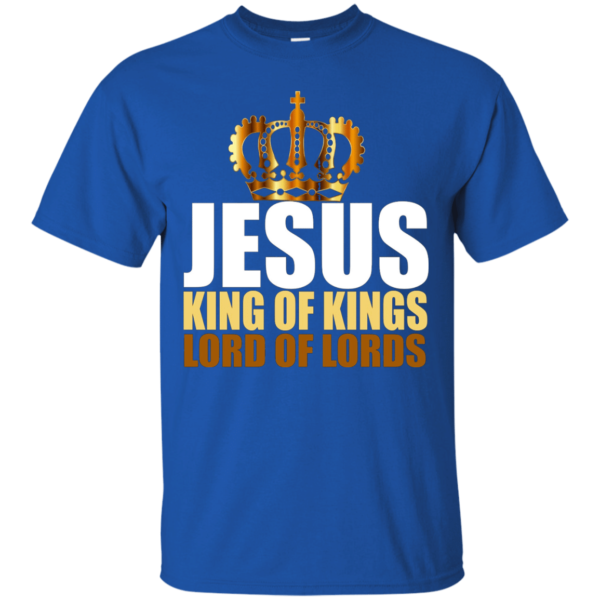 Jesus King of Kings Lord of Lords Christmas T-shirt Hoodie Unisex T-Shirt Royal S