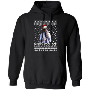 Joe Biden Eating an Ice Cream Merry Cool Joe Christmas Shirt Hoodie Black S