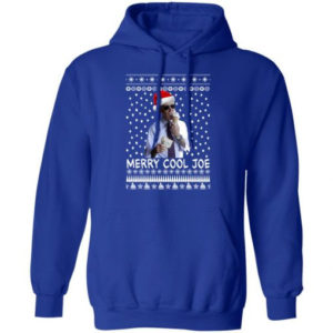 Joe Biden Eating an Ice Cream Merry Cool Joe Christmas Shirt Hoodie Royal S