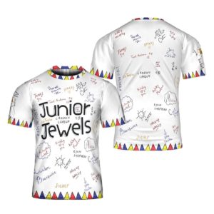 Junior Jewels Taylor Swift Wearing 3D All Over Print Shirt 3D T-Shirt White S