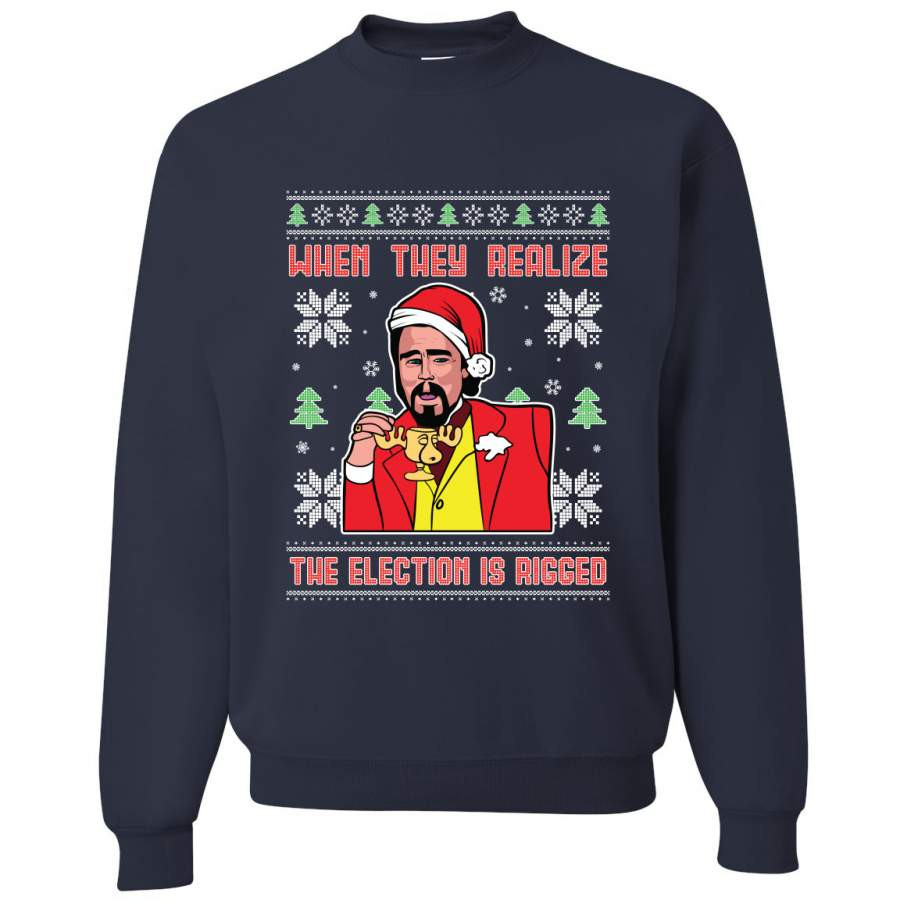 leo-meme-when-they-realize-the-election-is-rigged-christmas-sweatshirt-sweatshirt-navy-s.jpeg Leo Meme When they Realize the Election is Rigged Christmas Sweatshirt Sweatshirt Navy S