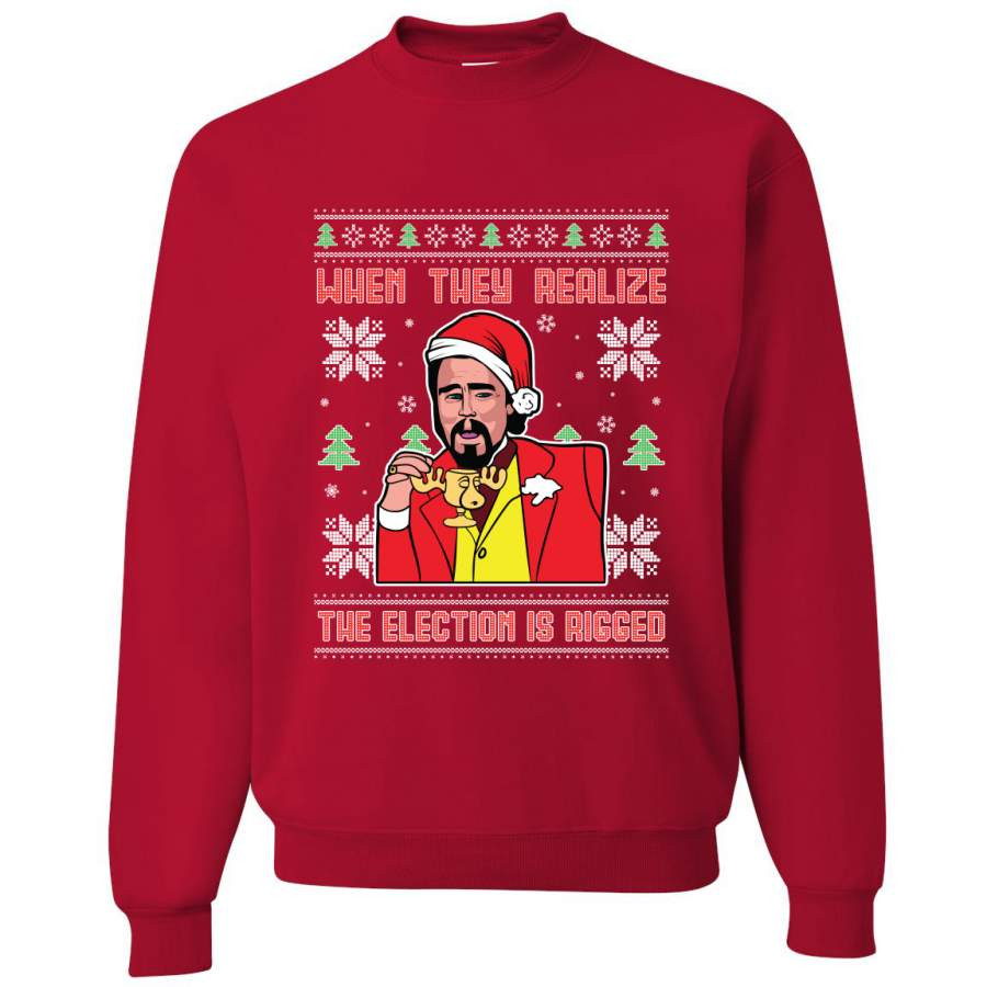 leo-meme-when-they-realize-the-election-is-rigged-christmas-sweatshirt-sweatshirt-red-s.jpeg Leo Meme When they Realize the Election is Rigged Christmas Sweatshirt Sweatshirt Red S
