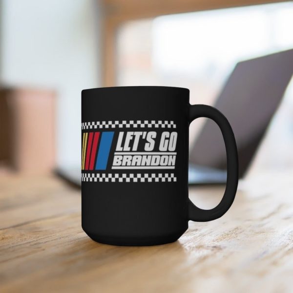Let's Go Brandon FJB Coffee Mug Mug 15oz Black One Size
