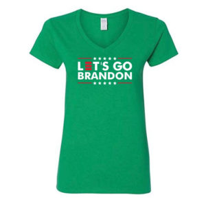 lets go brandon shirt ladies v neck green s 1 300x300 image Let's Go Brandon Shirt Ladies V-Neck Green S