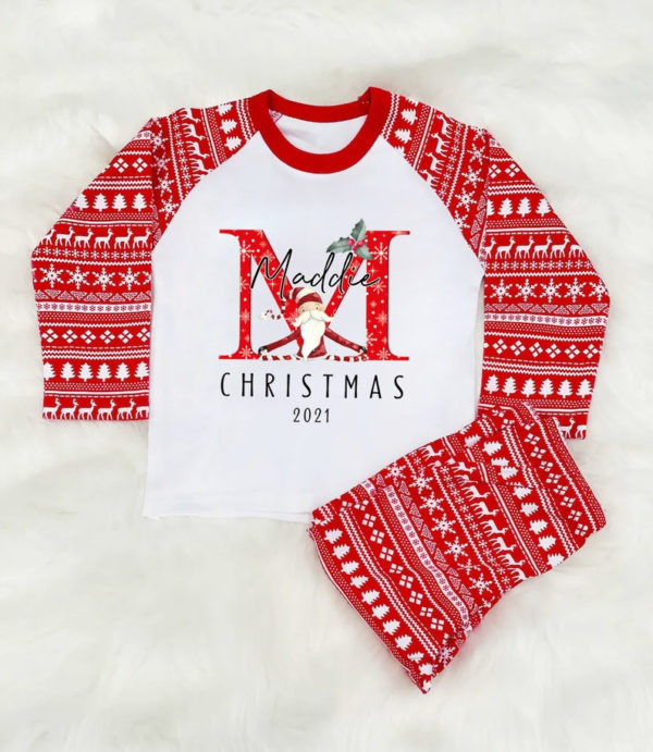 Maddie Christmas 2021 Ugly Santa Pajamas Set product photo 3