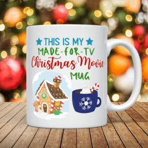 Made For TV Christmas Movie Mug Gingerbread House Coffee Mug Mug 11oz White One Size