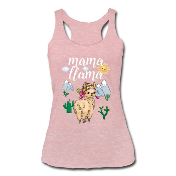 Mama Llama Tank Top Mom Birthday Gift For Mom Tank Top Ladies Tank Top Dusty Rose S