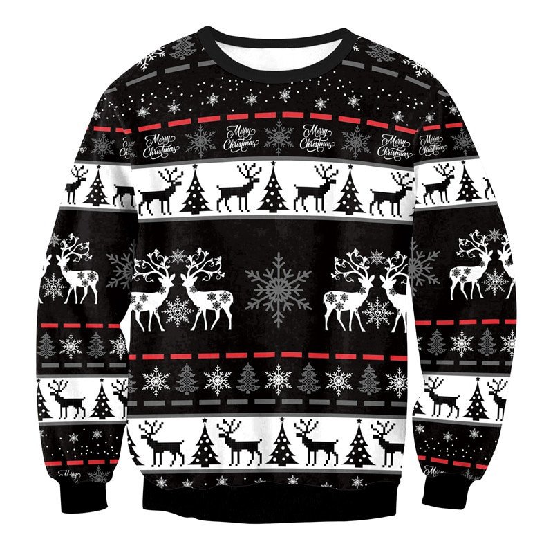 merry-christmas-knitting-pattern-ugly-christmas-sweater-aop-sweater-black-s.jpeg Merry Christmas Knitting Pattern Ugly Christmas Sweater AOP Sweater Black S